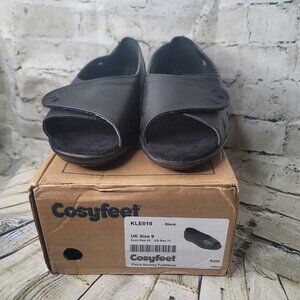 Cosyfeet Womens Shoe Kylie Black Wide Fit Size 11 US  UK Size 9 Roomy Euro 43